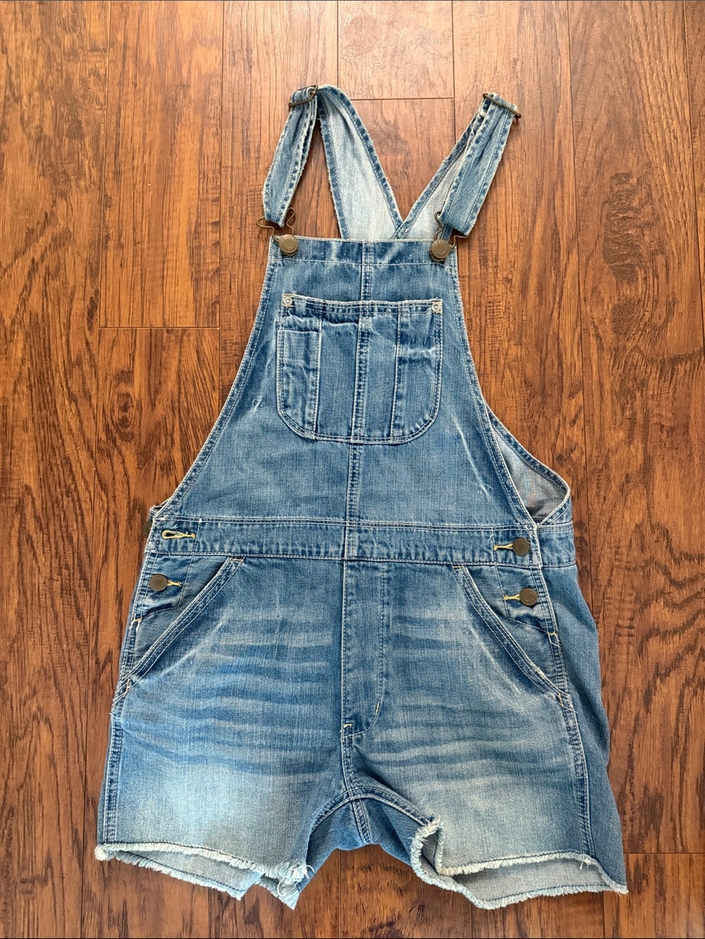 American Eagle XS Denim Short Overalls